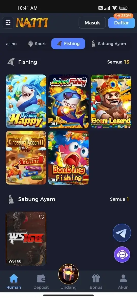NA777 Fishing Game